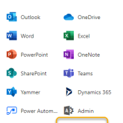 Microsoft Planner Menu button